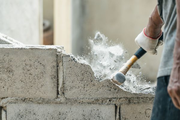 Block Wall Demolition in Moses Lake
